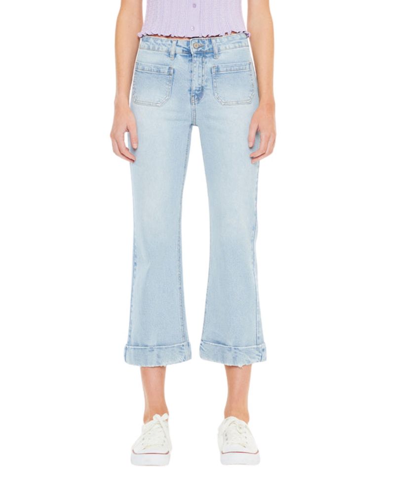 Women's Angelina High Rise Crop Flare Jeans