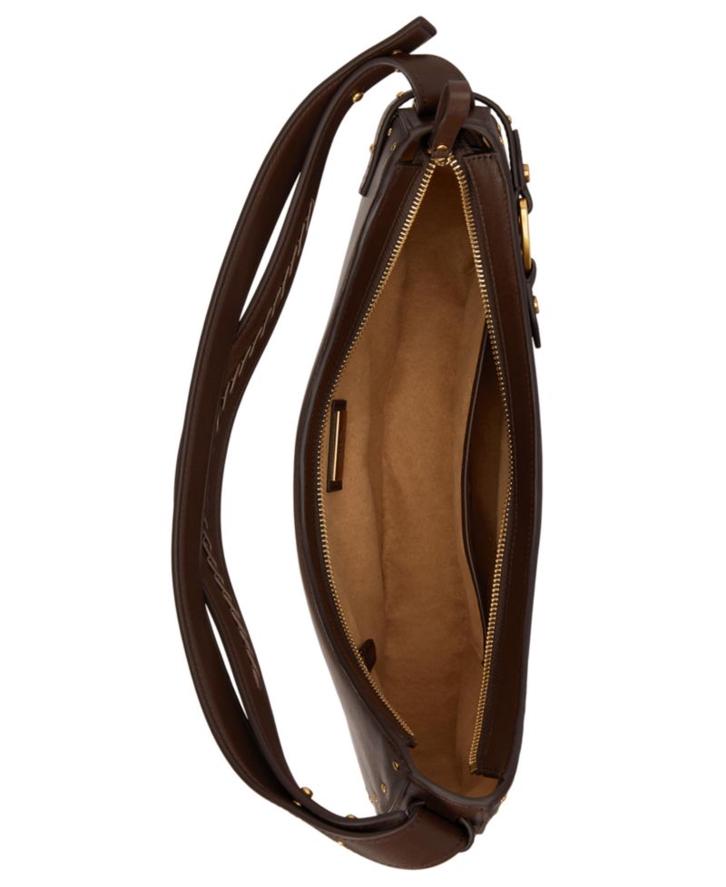Tasha Studded Leather Medium Shoulder Bag