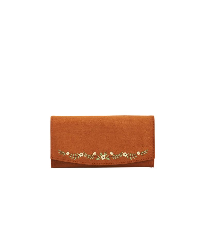 Women's Floral Embroidered Purse
