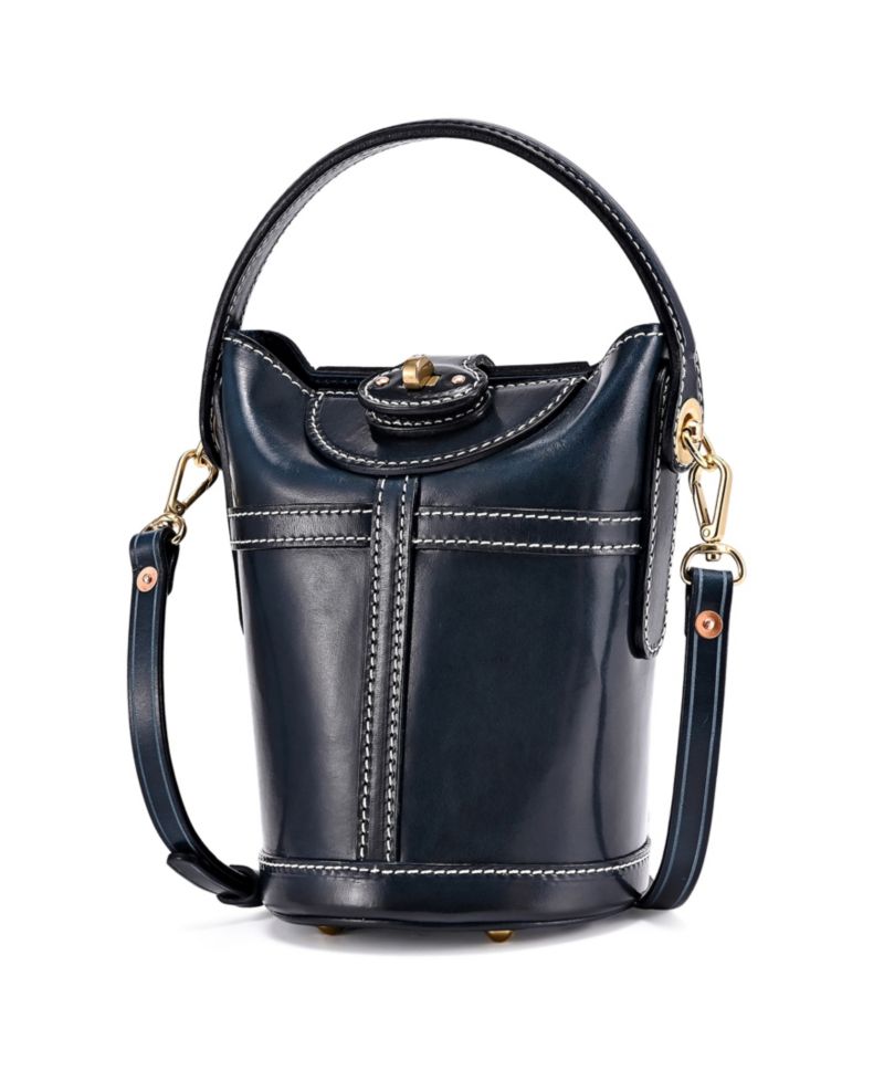 Begonia Vintage Bucket Crossbody Bag