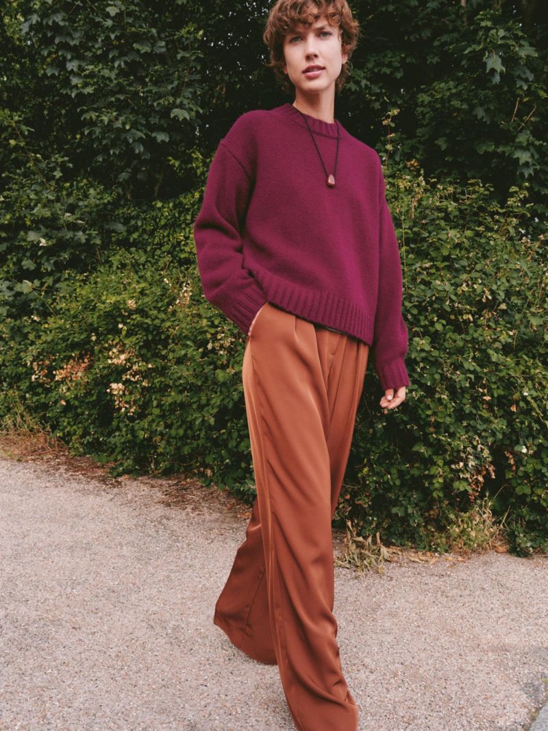 Women's Lya Satin Twill Wide Leg Pants