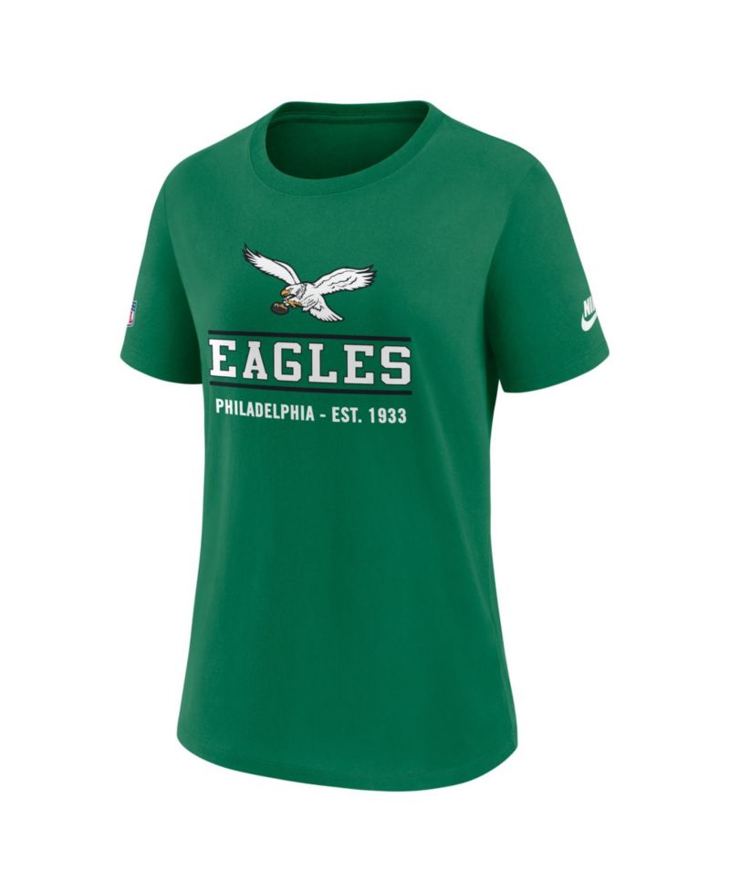 Women's Kelly Green Philadelphia Eagles Sideline Alt Dri-FIT T-Shirt