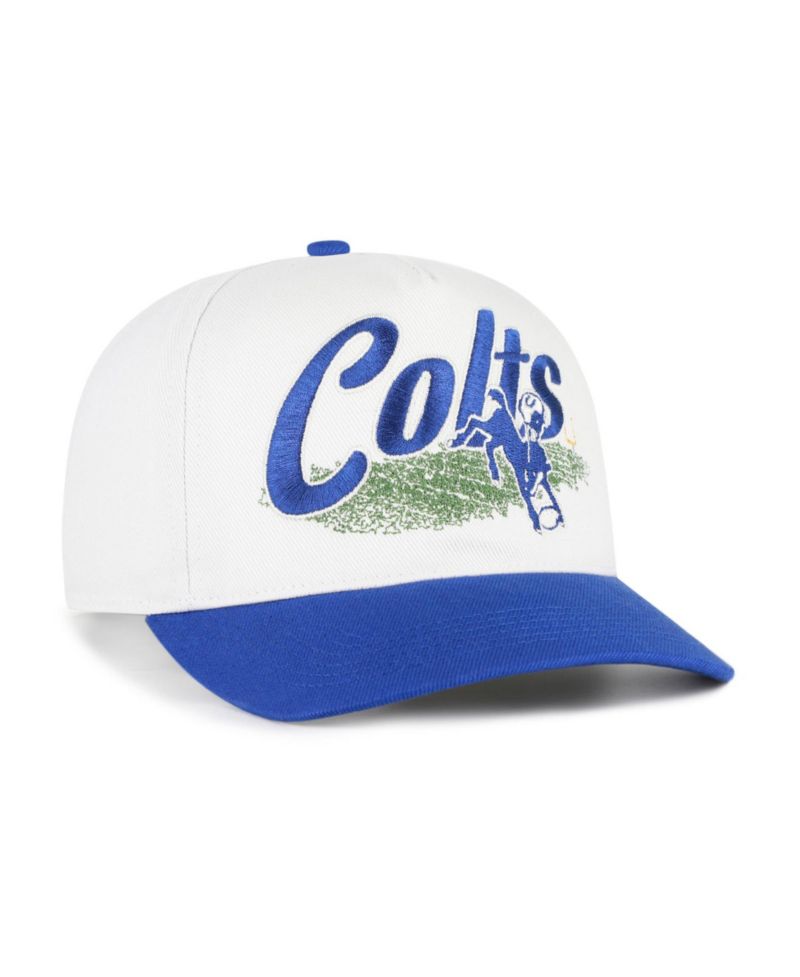 Men's Indianapolis Colts Throwback Adjustable Enfield Baseball Cap
