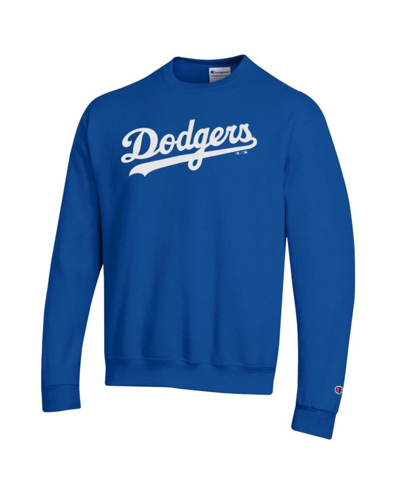 Men's Royal Los Angeles Dodgers Powerblend Wordmark Sweatshirt
