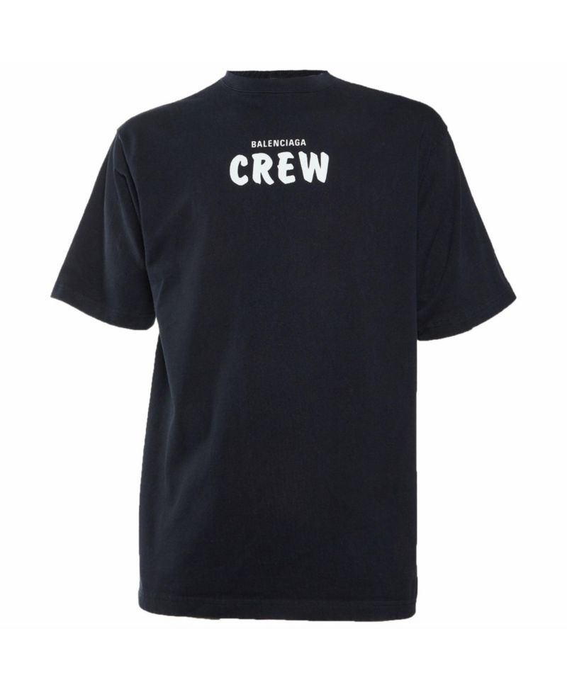 Women's Crew Logo Print Oversized Cotton T-Shirt