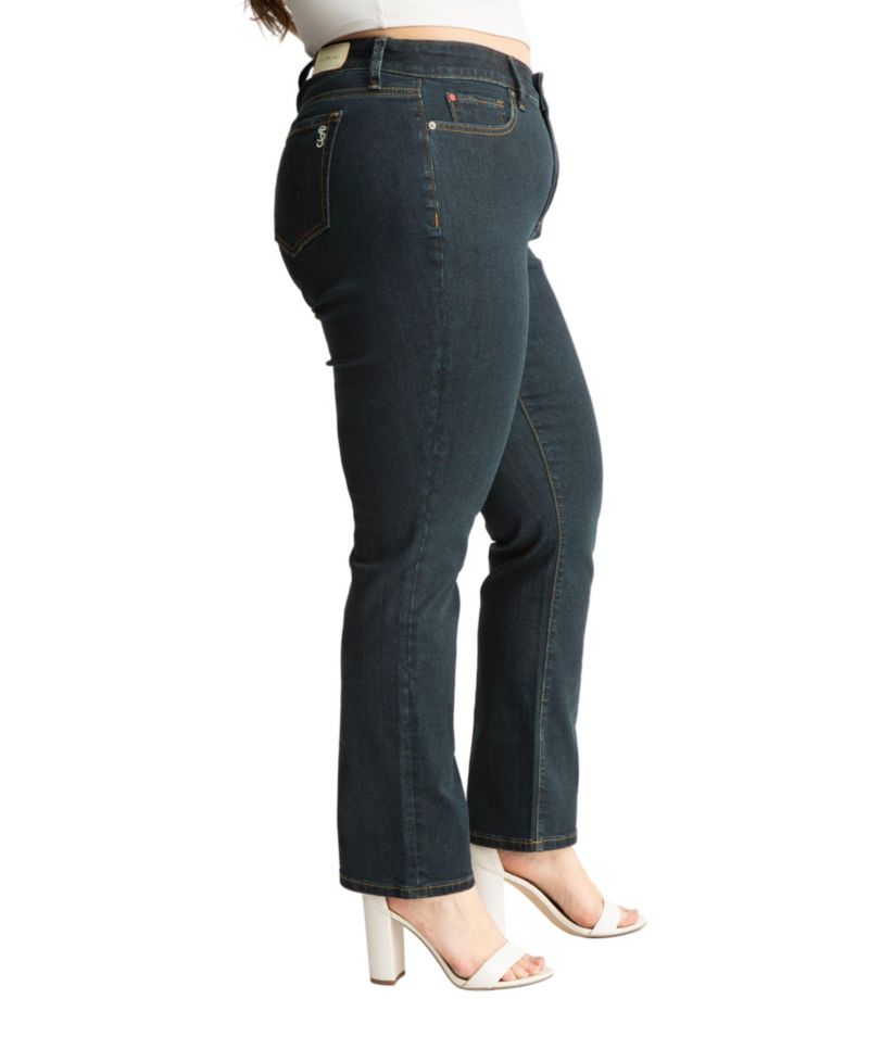 Women's Denim High Rise Straight in 30" Inseam - Isabella Jean
