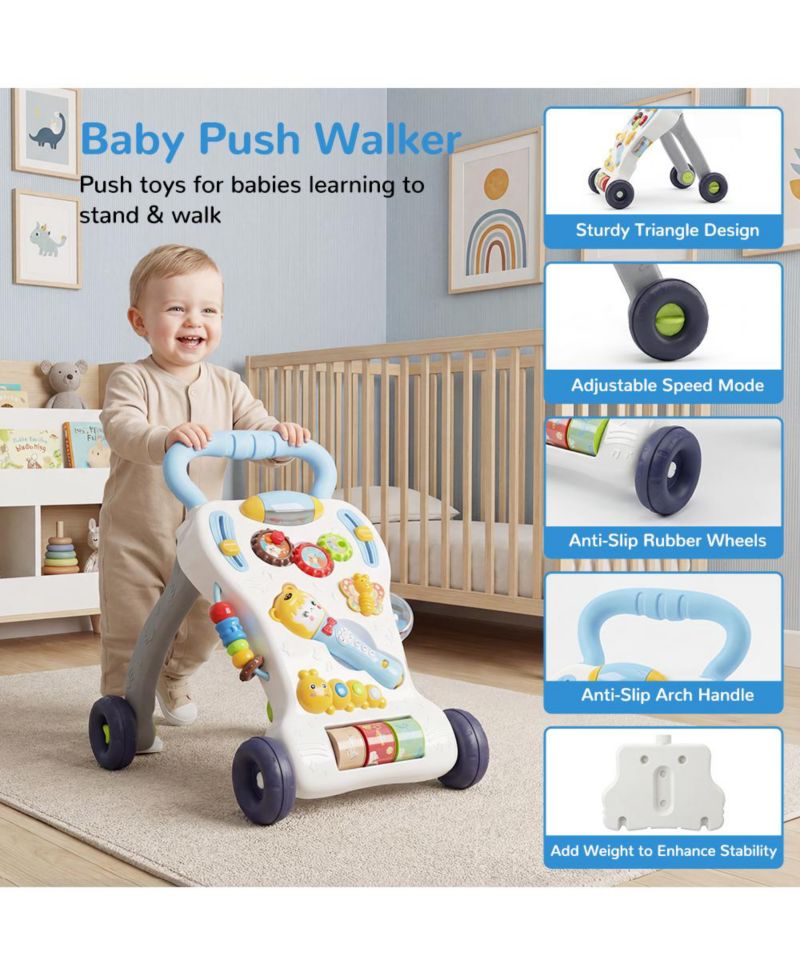 Toddler Baby Push Walker Learning Walking Toys