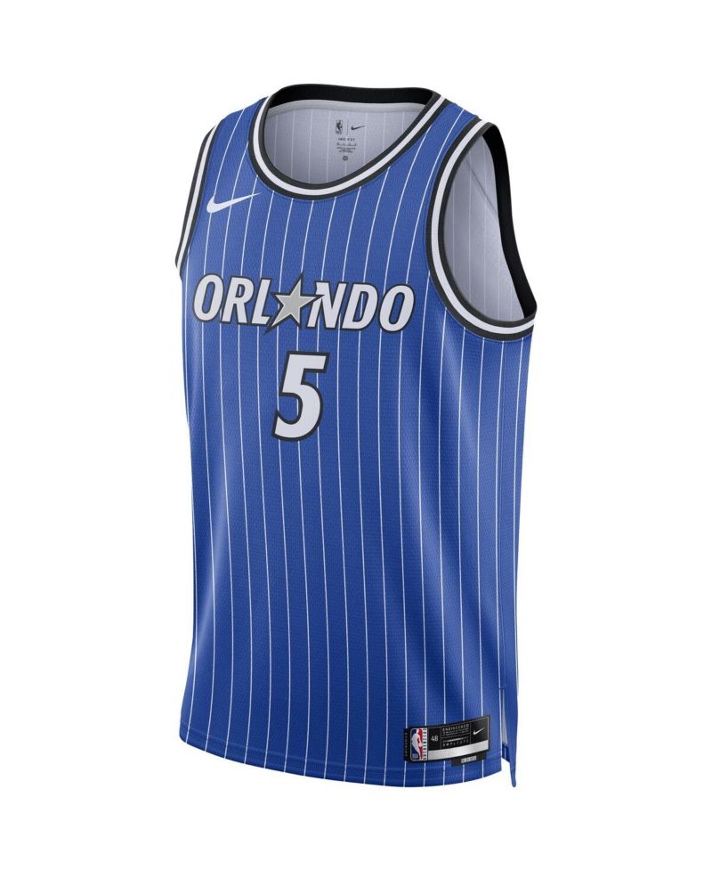 Men's and Women's Paolo Banchero Blue Orlando Magic Swingman Player Icon Edition Jersey
