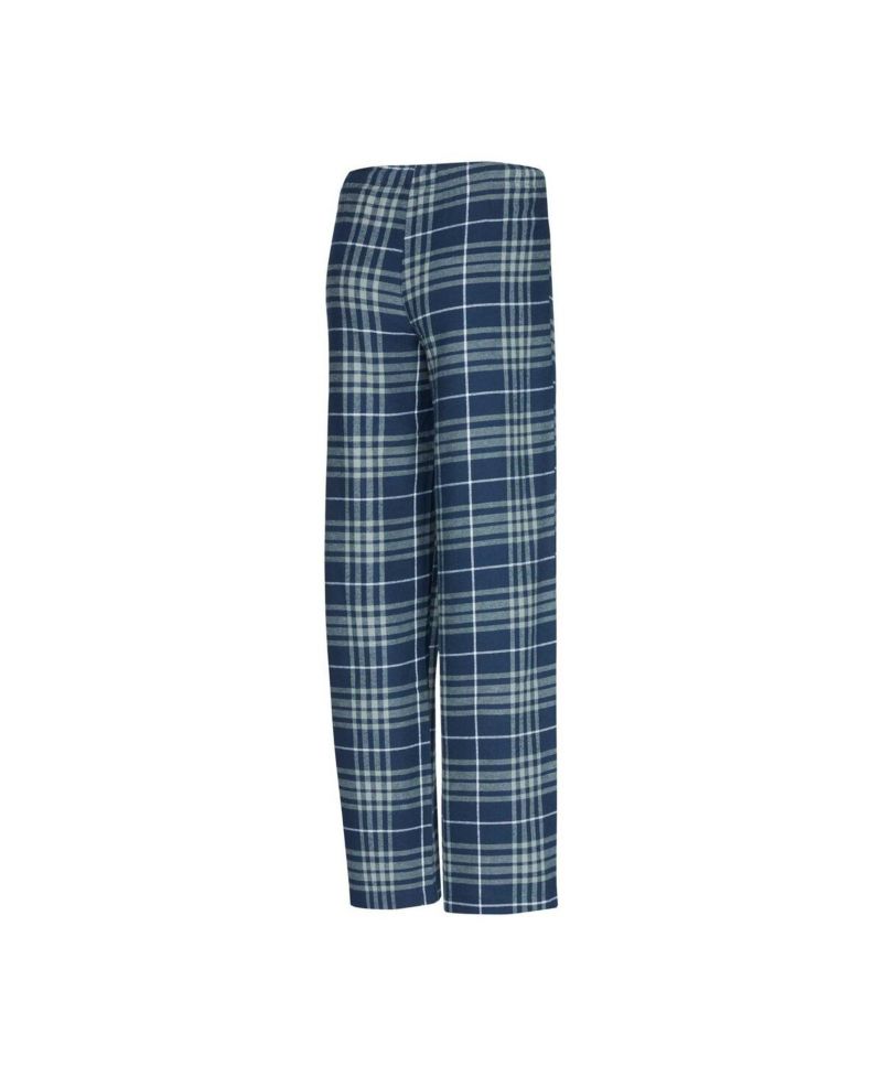 Women's Navy Penn State Nittany Lions Vector T-Shirt Flannel Pants Sleep Set
