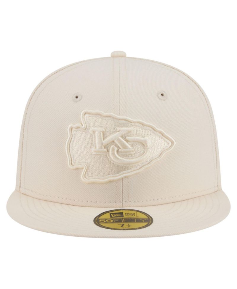 Men's Cream Kansas City Chiefs Color Pack 59FIFTY Fitted Hat