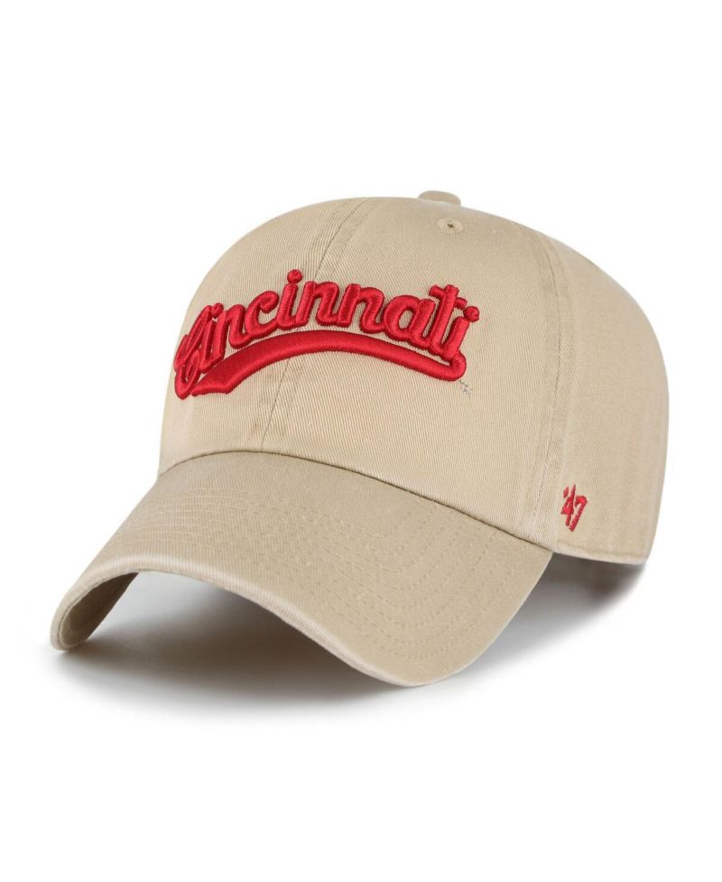 Men's Tan Cincinnati Bearcats Vault Clean Up Adjustable Hat
