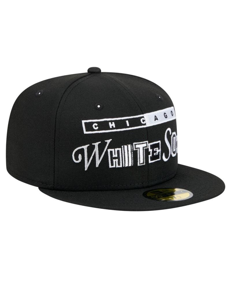 Men's Black Chicago White Sox Ransom 59FIFTY Fitted Hat