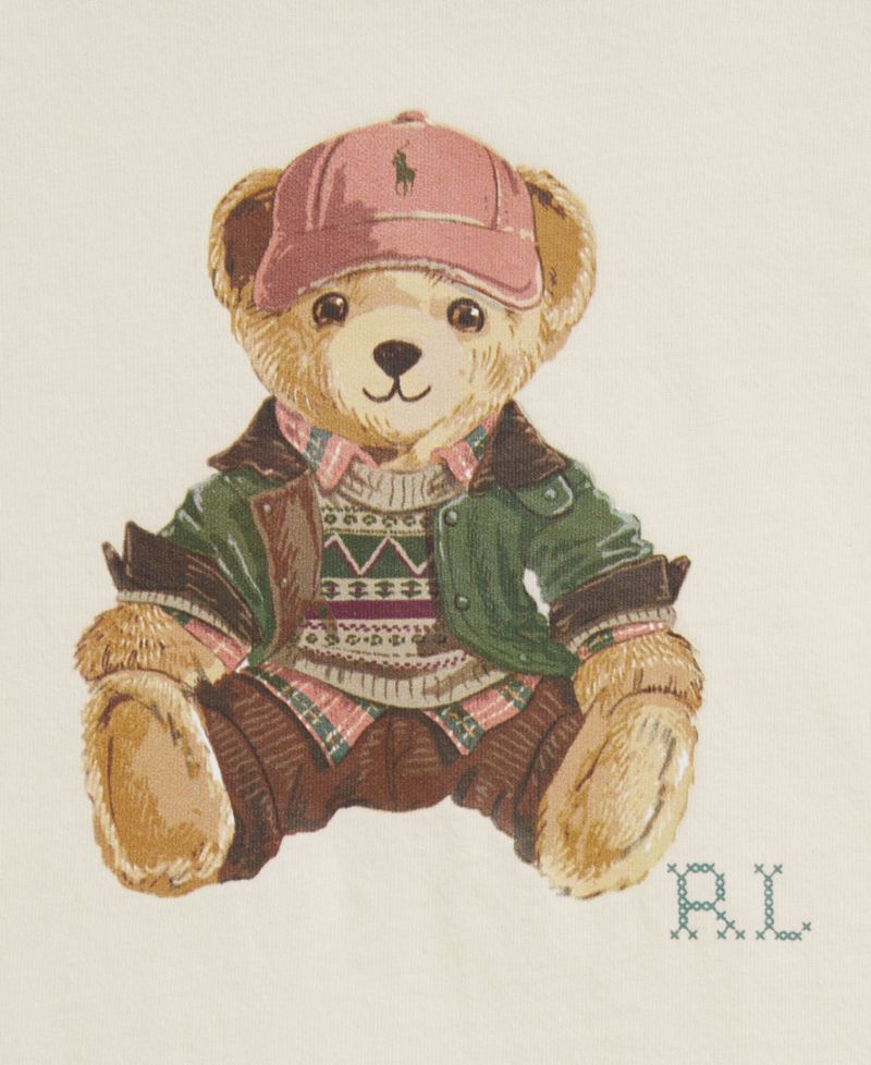 Baby Boys' Polo Bear Cotton T-Shirt and Jogger Pants, 2-Piece Set