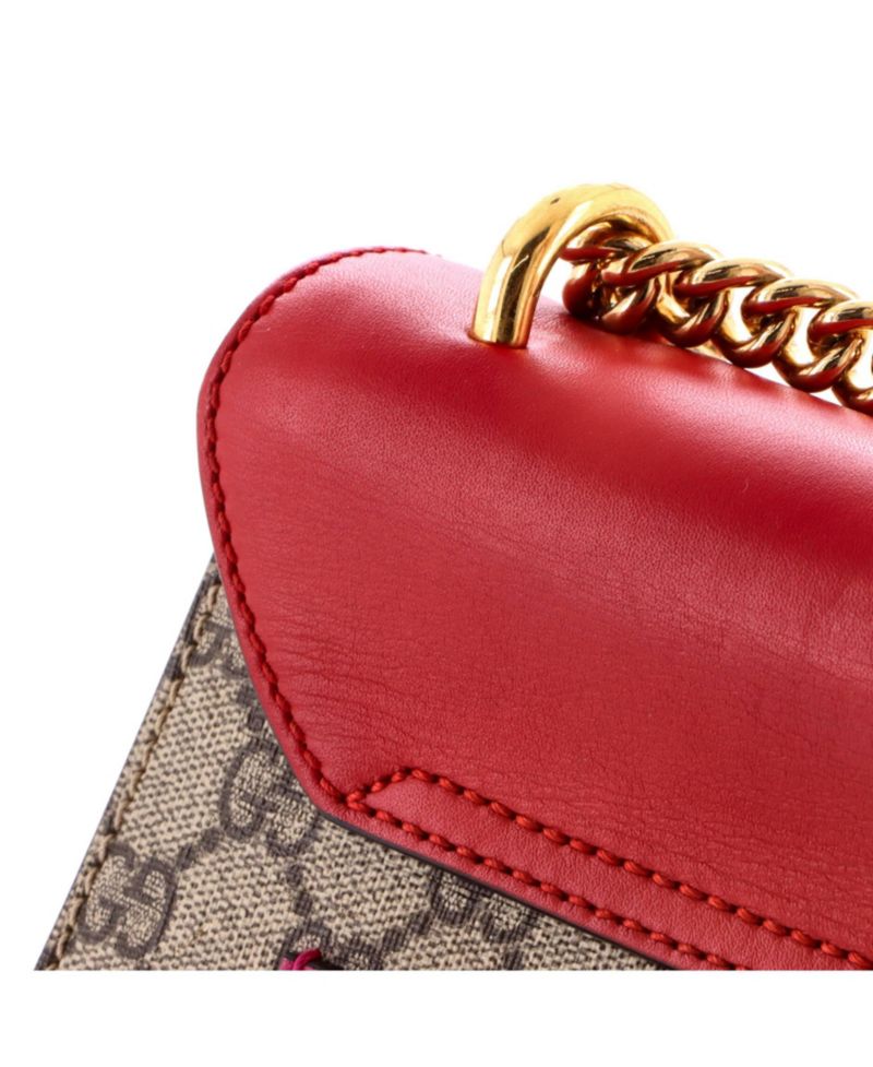Medium Padlock Shoulder Bag GG Coated Canvas and Leather