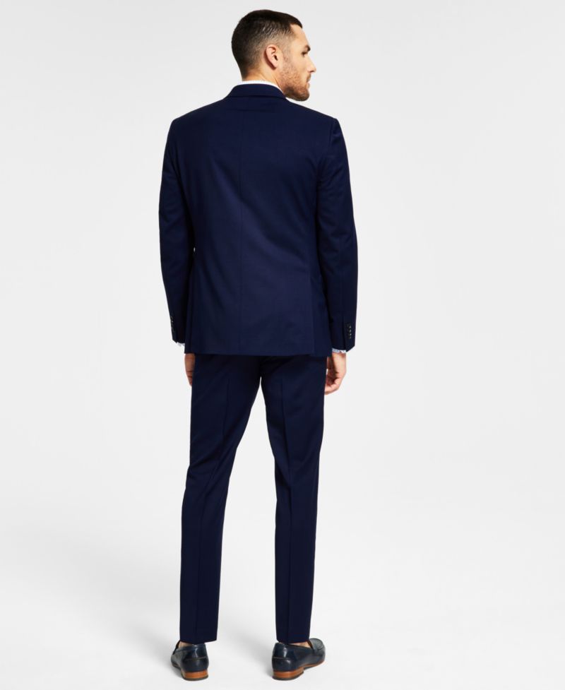 Men's Modern-Fit Wool TH-Flex Stretch Suit Separates Pant