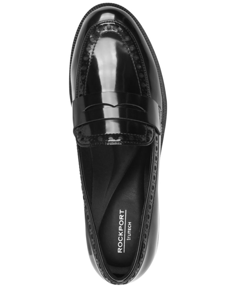 Women's Vianna Detailed Moc Toe Penny Loafers