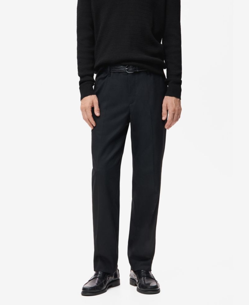 Men's Flowy Straight-Fit Pants