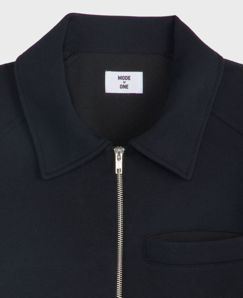 Men's Relaxed-Fit Sweatshirt-Knit Jacket