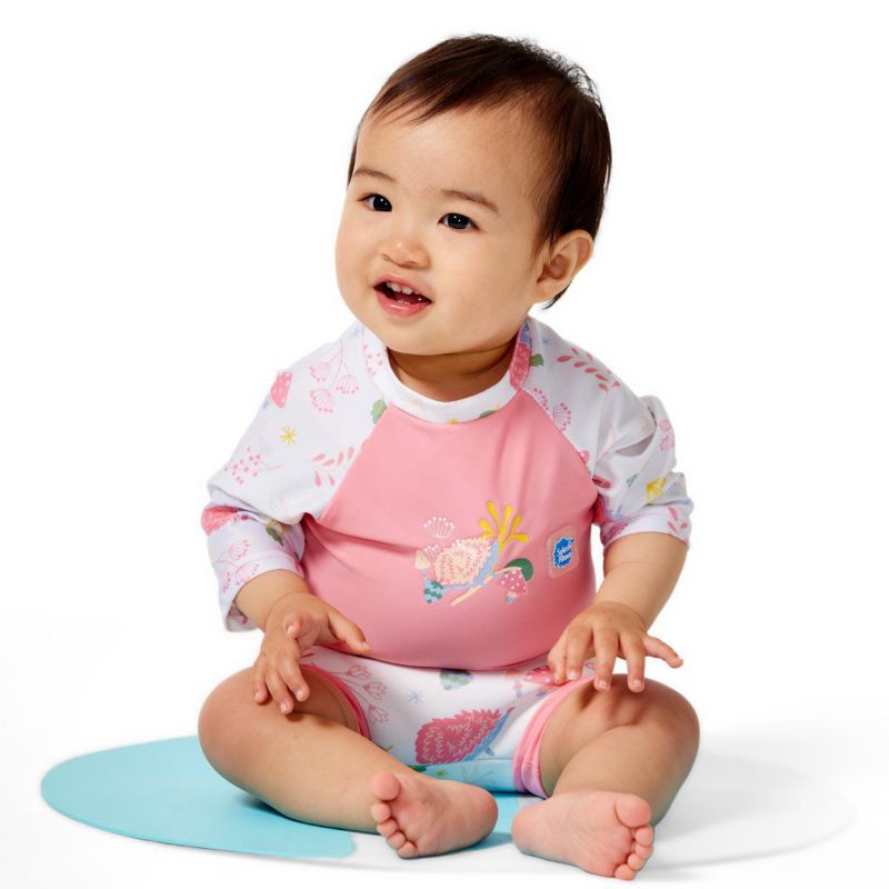 Baby Happy Nappy Sunsuit with Swim Diaper