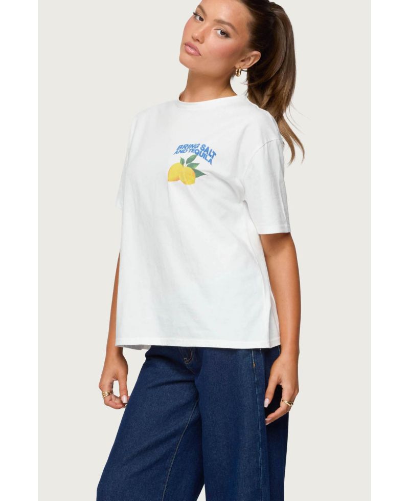 Women's Let'S Make Margs Oversized T Shirt