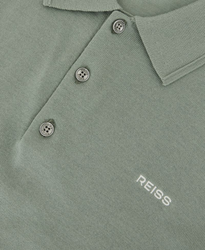Men's Albion Merino-Wool Slim-Fit Embroidered Logo Polo Shirt
