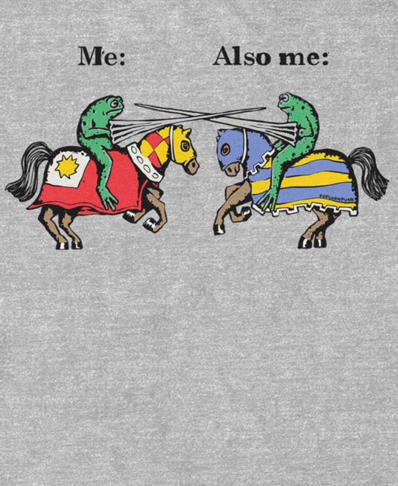 Men's Threadless Tier 2 Jousting Frog T-Shirt
