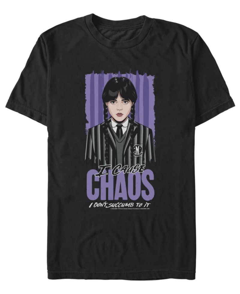 Men's Wednesday Chaos Crewneck T-Shirt