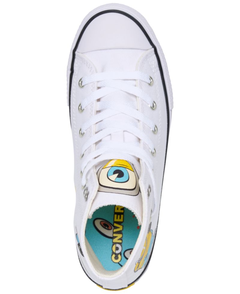 Little Kids Chuck Taylor All Star High Top Minions Lifestyle Sneakers from Finish Line