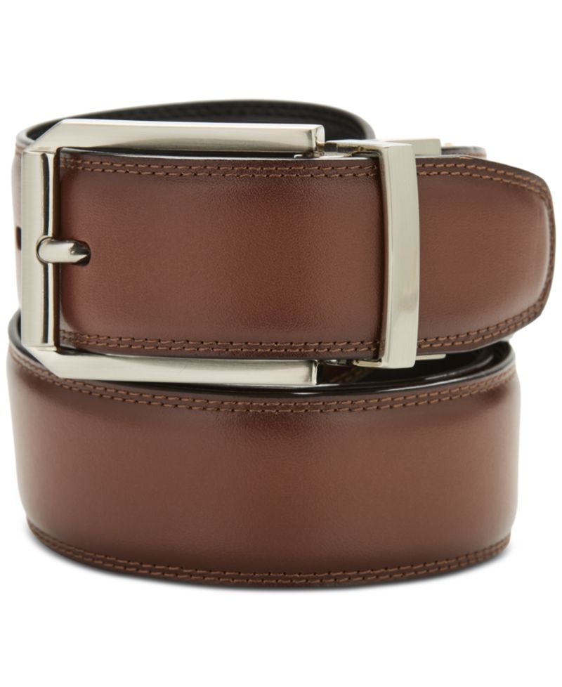 Men's Leather Halfmoon Belt