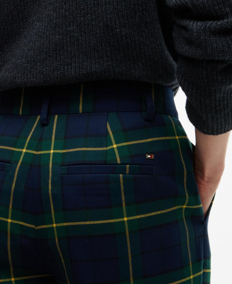 Women's Flannel Tailored Straight-Leg Pants
