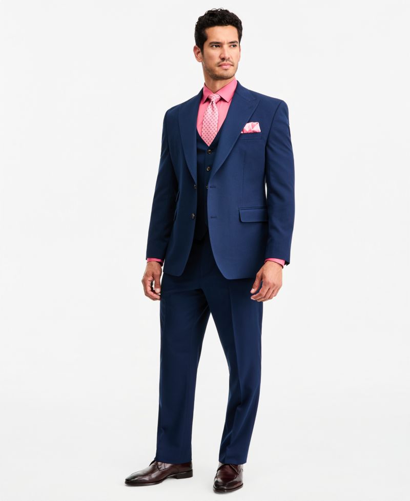 Men's Classic-Fit Navy Suit Separate Pants