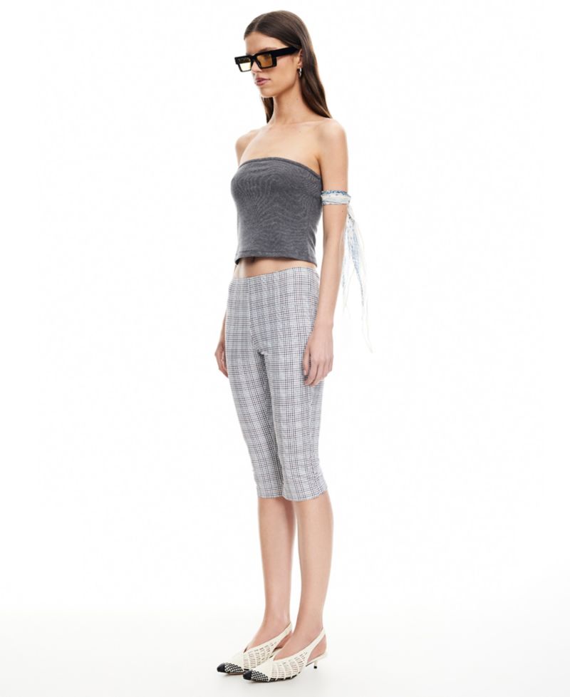 Women's Checked Starlet Capri Pants