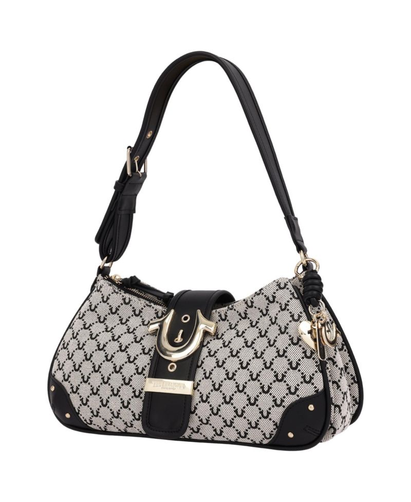 Multi-Strap Denim Shoulder Bag