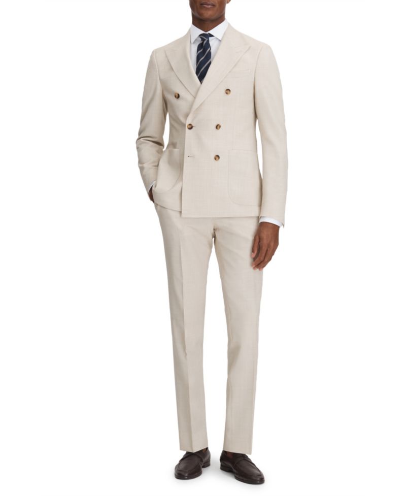 Men's Belmont Slim-Fit Double Breasted Suit Blazer