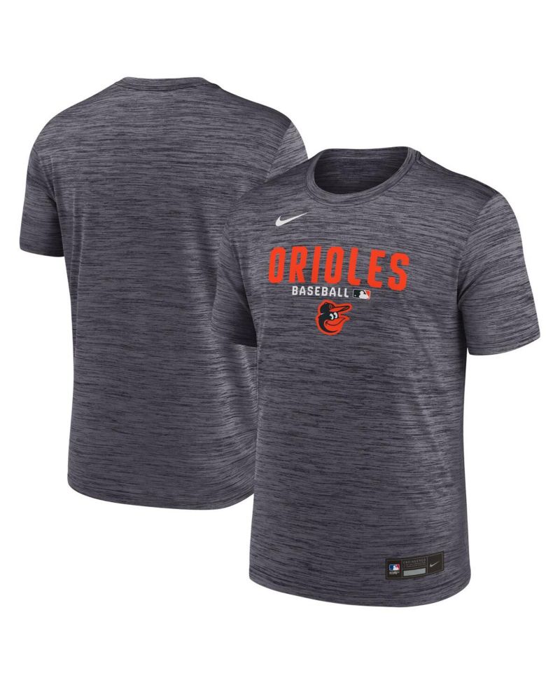 Men's Black Baltimore Orioles Authentic Collection Velocity Dri-FIT T-Shirt