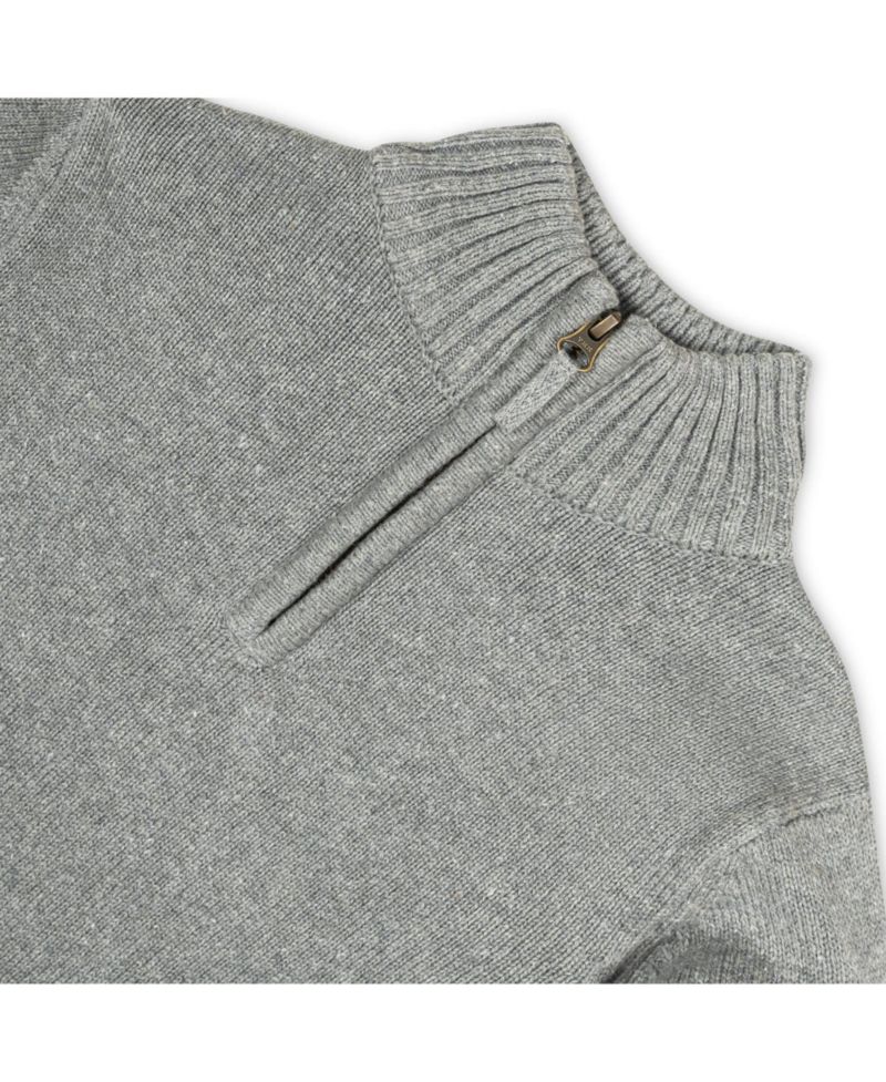 Baby Boys Hope and Henry Long Sleeve Half Zip Pullover Sweater