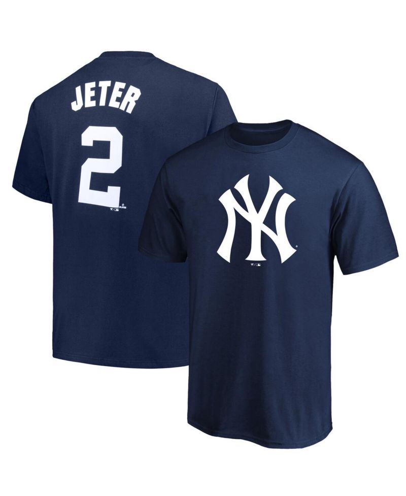 Men's Derek Jeter Navy New York Yankees Big & Tall Name & Number T-Shirt