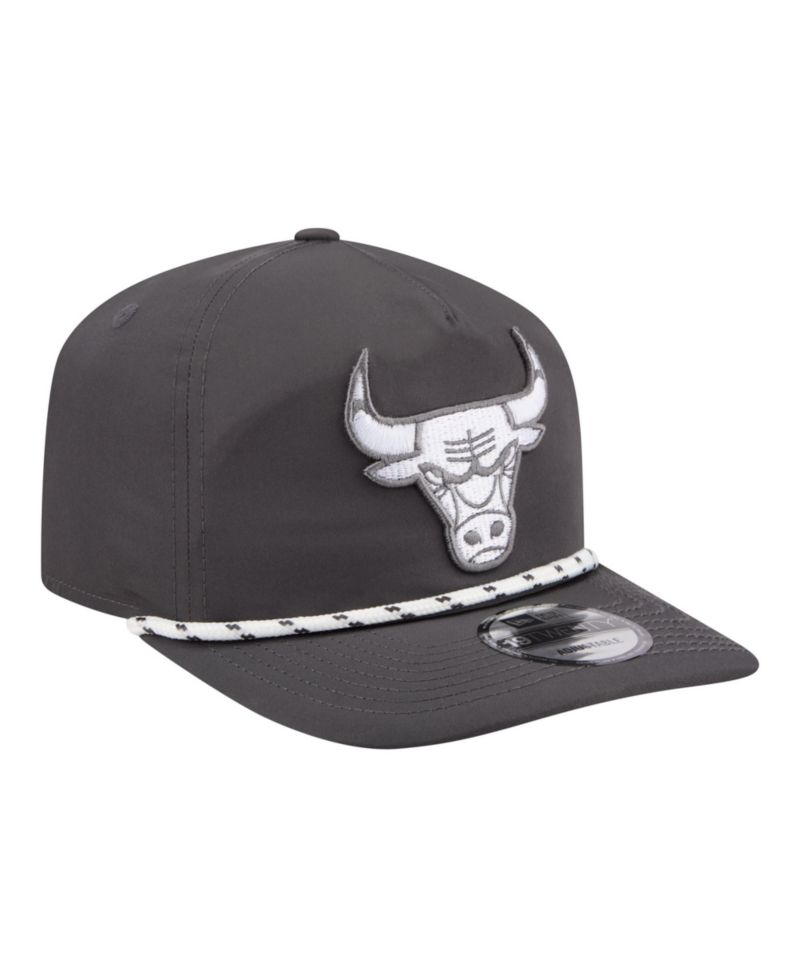Men's Graphite Chicago Bulls Tonal Rope 19TWENTY Adjustable Hat