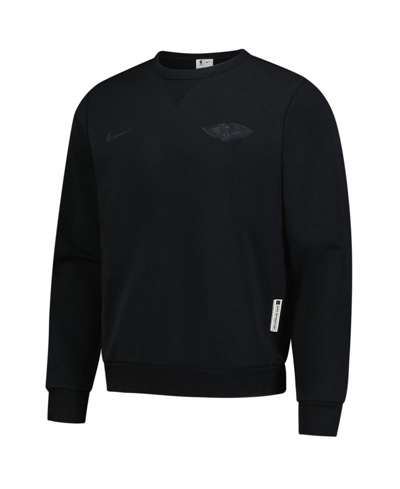 Men's Black New Orleans Pelicans Authentic Standard Issue Travel Dri-FIT Sweatshirt