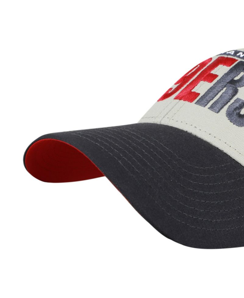 Men's Gray/Black San Francisco 49ers Half Block Text MVP Adjustable Hat