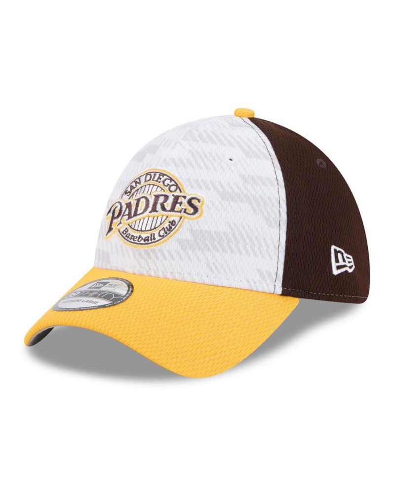 Men's Brown/Gold San Diego Padres 2025 MLB Clubhouse 39THIRTY Flex Hat