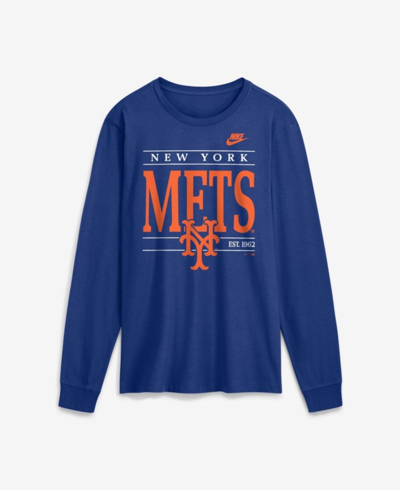 Men's Royal New York Mets Cooperstown Graphic Long Sleeve T-Shirt