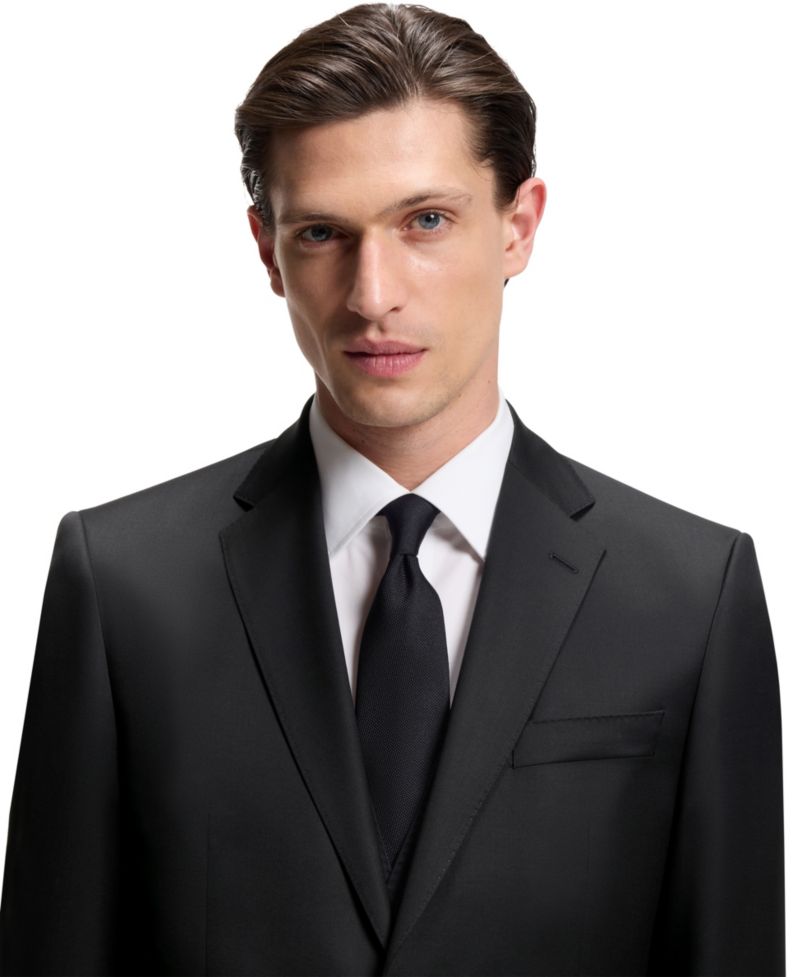 Men's Virgin-Wool Serge Suit Jacket