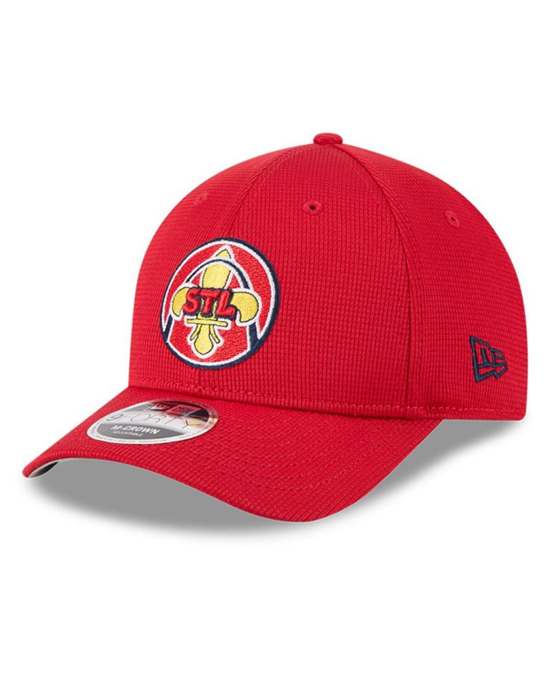 Men's Red St. Louis Cardinals City Connect Batting Practice 9FORTY M-Crown Adjustable Hat