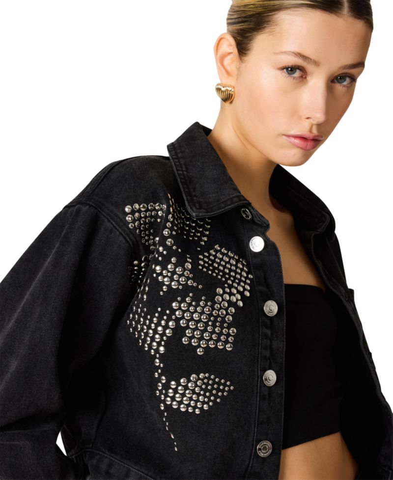 Women's Dove Embellished Denim Jacket