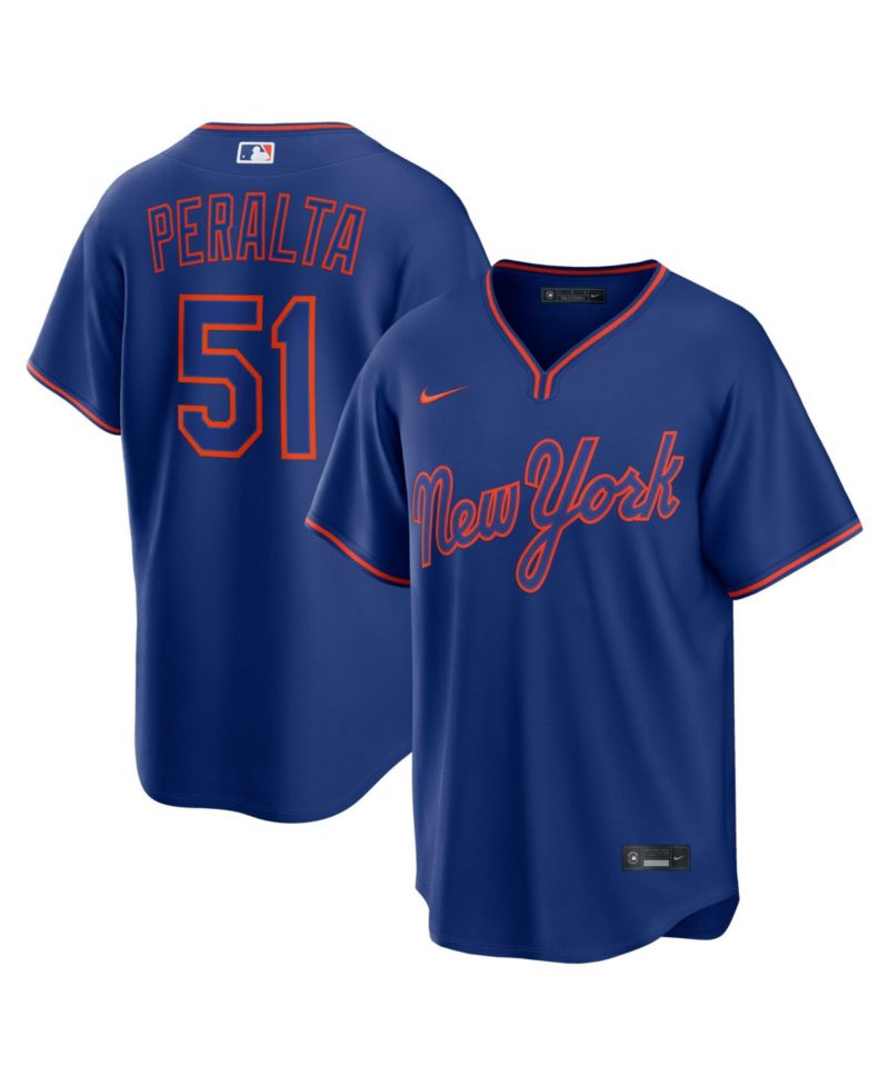 Men's New York Mets Freddy Peralta Replica Alternate Jersey