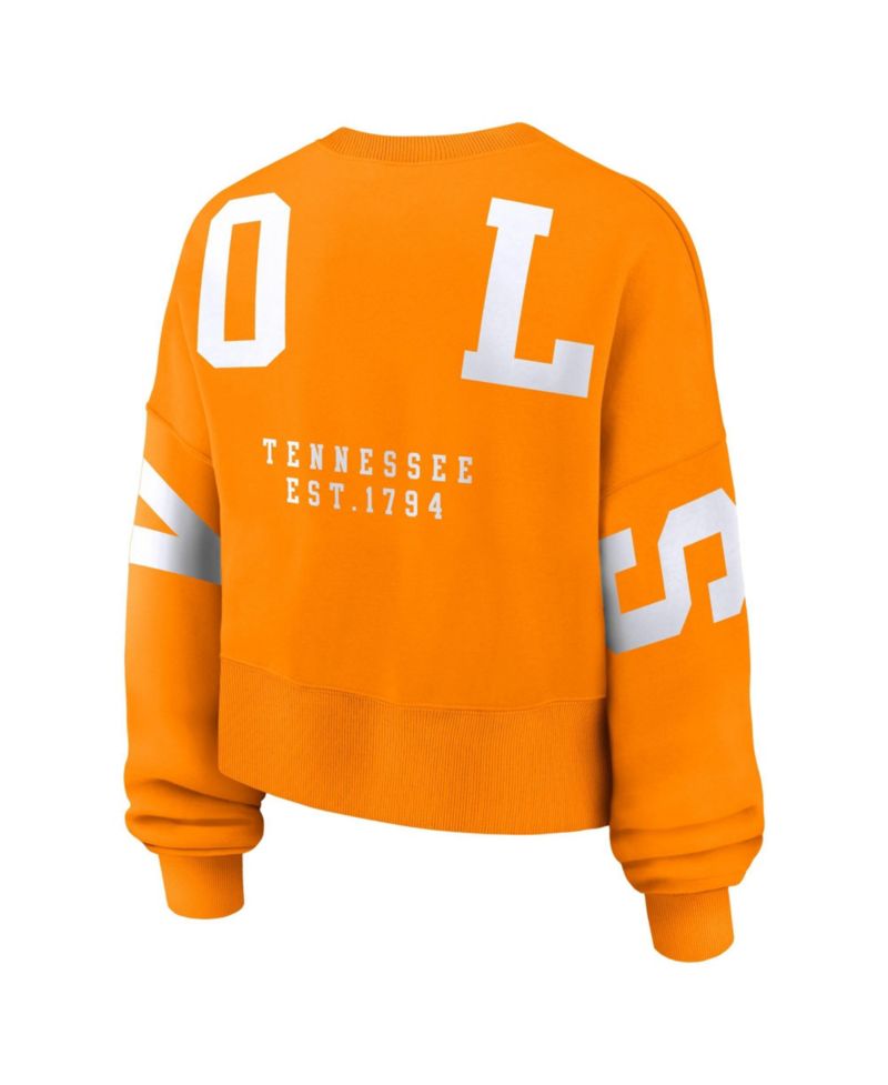Women's Tennessee Orange Tennessee Volunteers Oversized Phoenix Pullover Sweatshirt