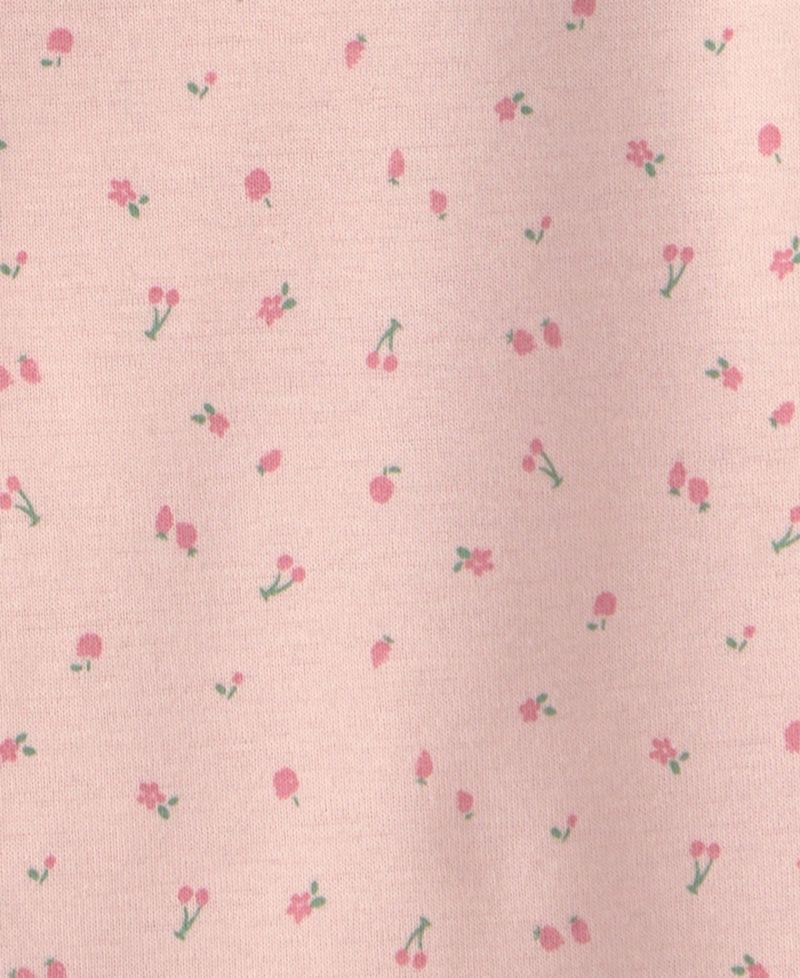 Baby Girls' Fruit Print Short-Sleeve Bodysuits, 5-Pack