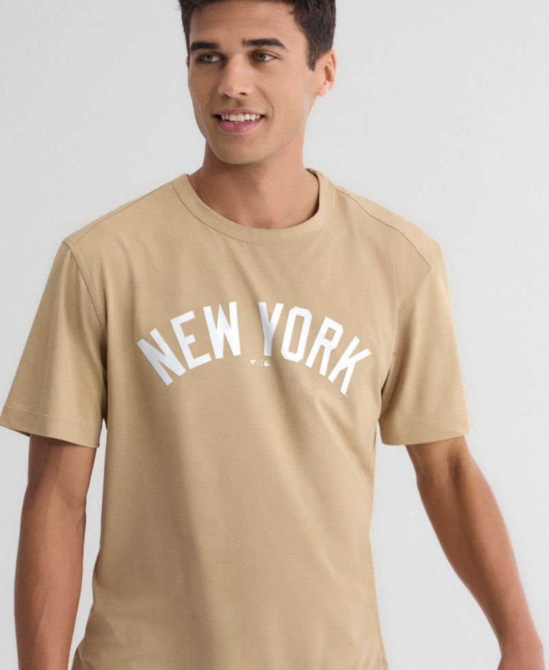 Men's Khaki New York Yankees Clutch Winning Edge T-Shirt