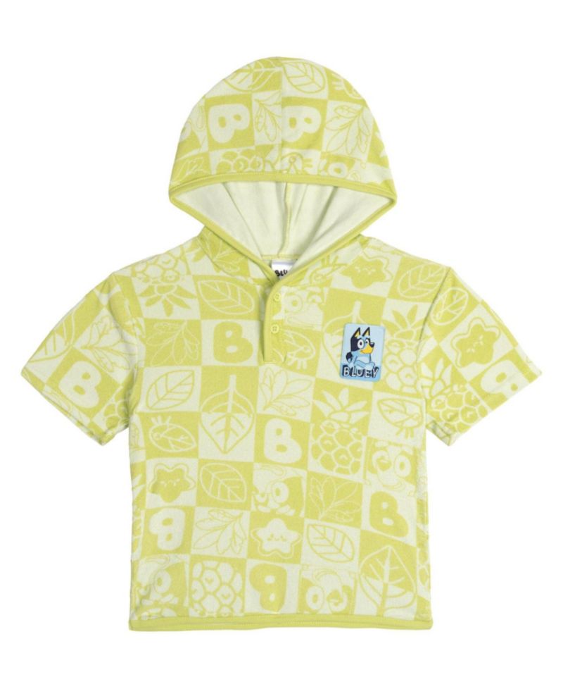 Little Kids' Boy or Girl Loungewear 2-Piece Hooded Tee and Shorts Set